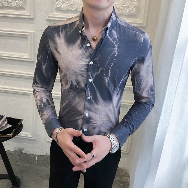 new estilo britnico primavera novo 2021 camisas sociais dos homens de manga longa simples todos os jogo magro ajuste clube noite formatura c, Black;brown
new estilo britnico primavera novo 2021 camisas sociais dos homens de manga longa simples todos os jogo magro ajuste clube noite formatura c, Black;brown