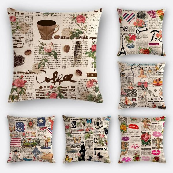 cushion/decorative pillow european and american retro sticker series cushion cover living room sofa decorative 45x45cm linen / cotton
cushion/decorative pillow european and american retro sticker series cushion cover living room sofa decorative 45x45cm linen / cotton