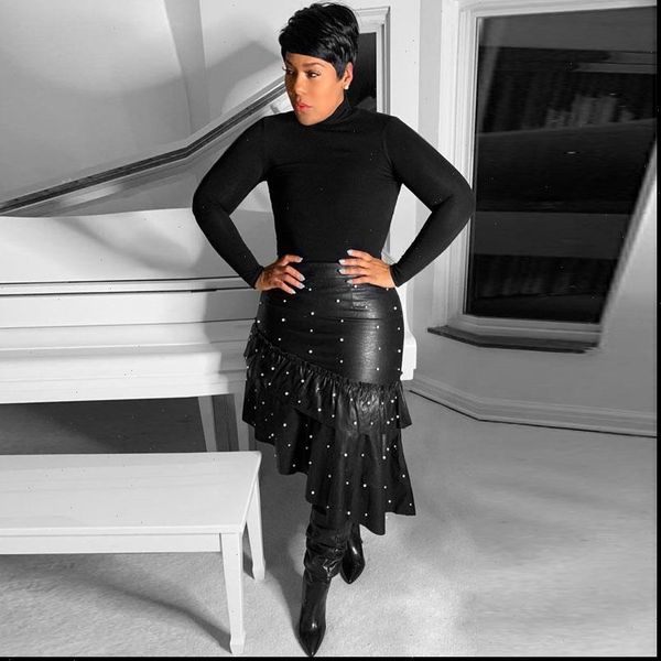 autumn winter casual pu leather skirt women elegant ruffle skirt lady skinny hig package high waist female skirts black
autumn winter casual pu leather skirt women elegant ruffle skirt lady skinny hig package high waist female skirts black