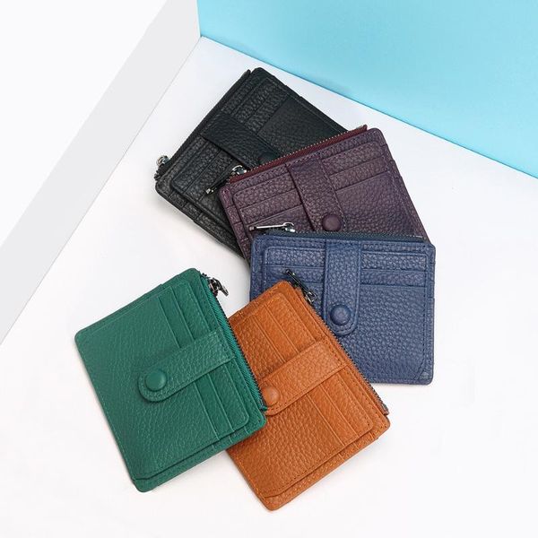 card holders siku women's genuine leather holder fashion lady id brand business, Brown;gray
card holders siku women's genuine leather holder fashion lady id brand business, Brown;gray