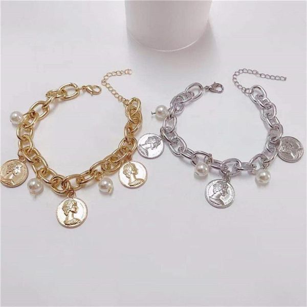 link, chain european and american hip hop sweet bracelet ins fashion street style beauty head pendant single layer female, Black
link, chain european and american hip hop sweet bracelet ins fashion street style beauty head pendant single layer female, Black