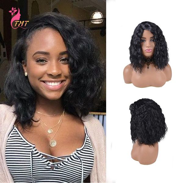 synthetic wigs resistant short black side part water wave wig 180% density natural looking bob for woman
synthetic wigs resistant short black side part water wave wig 180% density natural looking bob for woman