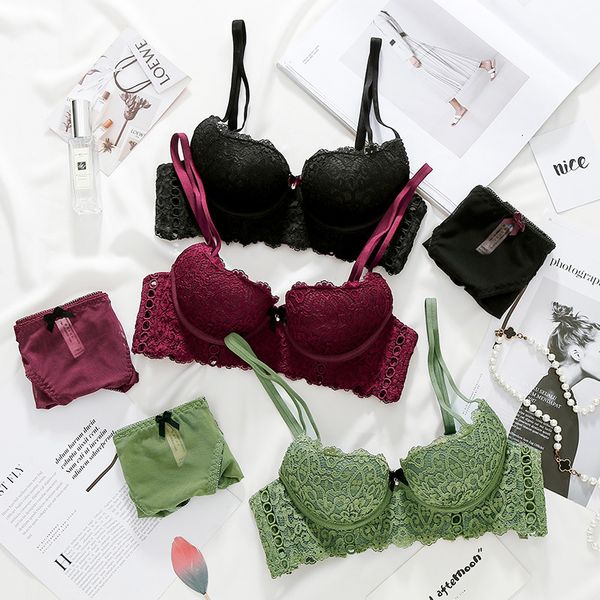 bras sets european style hollow out flank design lace soft steel ring women's underwear bra suit, Red;black
bras sets european style hollow out flank design lace soft steel ring women's underwear bra suit, Red;black