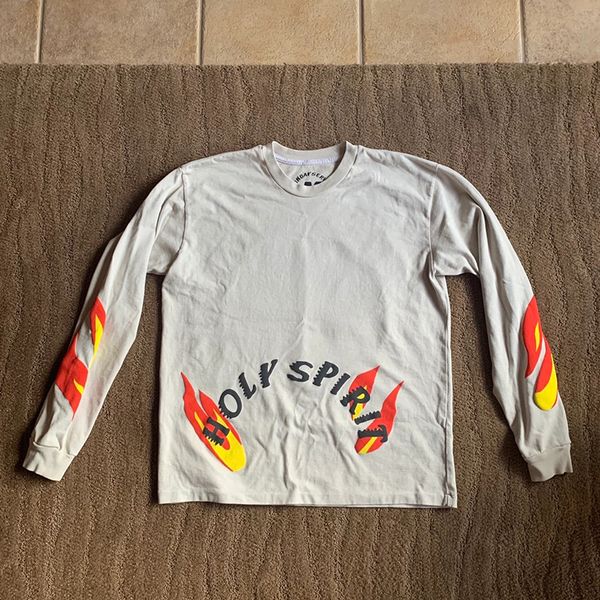 2021 new 19ss kanye west long sleeves high street sunday service holy spirit cpfm tshirt hip hop fashion casual magpie fog t shirt ywy1, White
2021 new 19ss kanye west long sleeves high street sunday service holy spirit cpfm tshirt hip hop fashion casual magpie fog t shirt ywy1, White