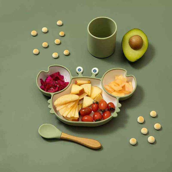 bopoobo baby dishes silicone suction plate cute crab children feeding plate non-slip baby food feeding bowl for children g1221
bopoobo baby dishes silicone suction plate cute crab children feeding plate non-slip baby food feeding bowl for children g1221