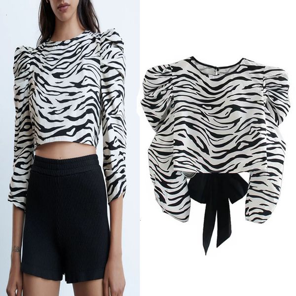 new women 2021 vintage o-neck animal print backless cropped blouses ladies fashion bow tied three quarter sleeve chic jziv 5a4w, White
new women 2021 vintage o-neck animal print backless cropped blouses ladies fashion bow tied three quarter sleeve chic jziv 5a4w, White