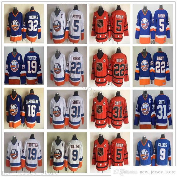 vintage ccm stitched ice hockey jerseys 5 denis potvin 22 mike bossy 31 billy smith clark gillies bryan trottier steve thomas lafontain jers, Black;red
vintage ccm stitched ice hockey jerseys 5 denis potvin 22 mike bossy 31 billy smith clark gillies bryan trottier steve thomas lafontain jers, Black;red