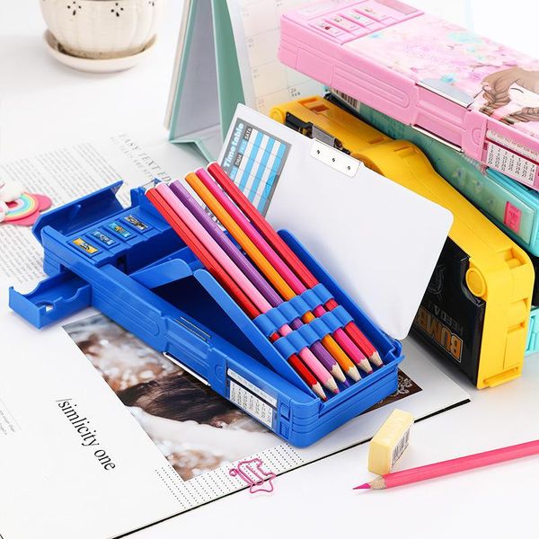 pencil cases deformation case student creative multi-function large-capacity technology cool school supplies pen
pencil cases deformation case student creative multi-function large-capacity technology cool school supplies pen
