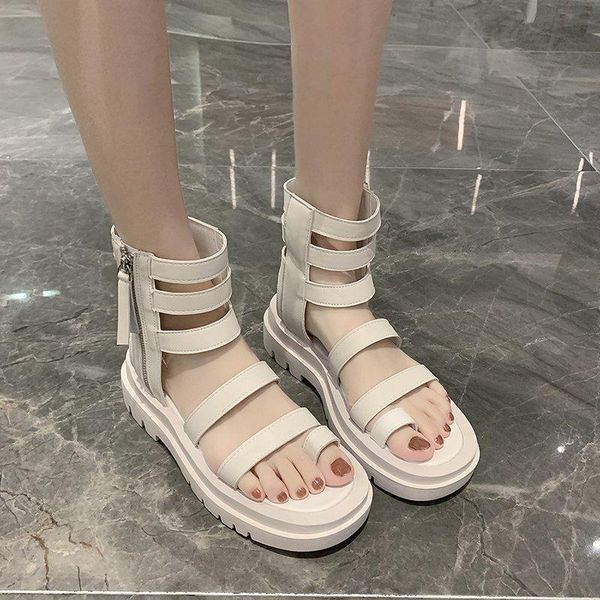 sandals summer woman shoes flat ins fashion comfortable platform women leather sandal femme sandalia mujer, Black
sandals summer woman shoes flat ins fashion comfortable platform women leather sandal femme sandalia mujer, Black