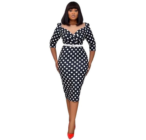 casual dresses autumn women vintage dress polka dot print pencil party o-neck long sleeve midi fashion vestidos 2021, Black;gray
casual dresses autumn women vintage dress polka dot print pencil party o-neck long sleeve midi fashion vestidos 2021, Black;gray