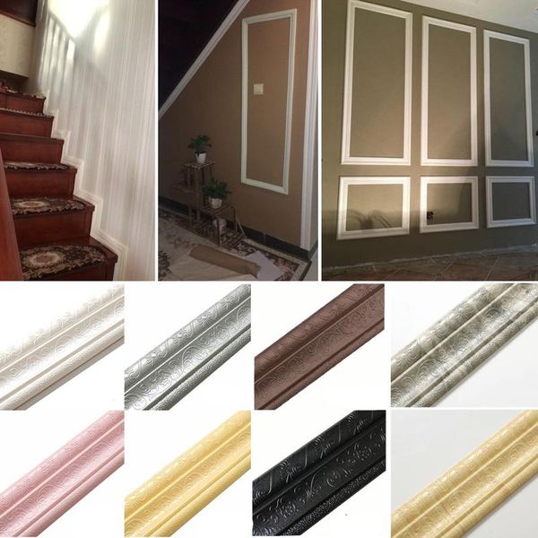 wall stickers 2.3m border sticker waist line 3d pattern wallpaper waterproof self-adhesive removable decor
wall stickers 2.3m border sticker waist line 3d pattern wallpaper waterproof self-adhesive removable decor