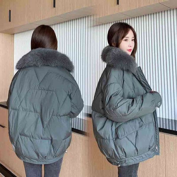 2021detachable jacket with large wool collar, short cotton padded women's loose and thickened bread jacket, new small, Black
2021detachable jacket with large wool collar, short cotton padded women's loose and thickened bread jacket, new small, Black