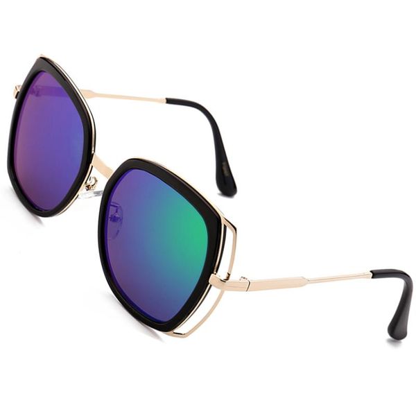 sunglasses women vintage golden alloy frame casual sun glasses men uv400, White;black
sunglasses women vintage golden alloy frame casual sun glasses men uv400, White;black
