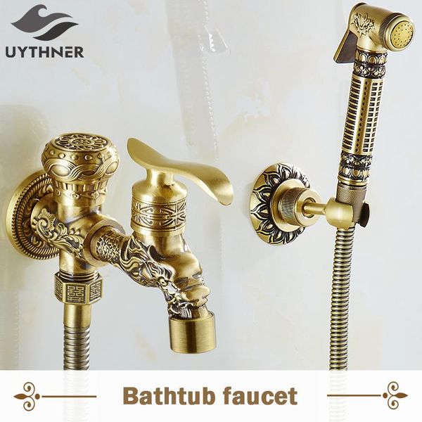 bathroom sink faucets uythner antique brass dragon style wall mounted bidet faucet w/ tap mixer
bathroom sink faucets uythner antique brass dragon style wall mounted bidet faucet w/ tap mixer