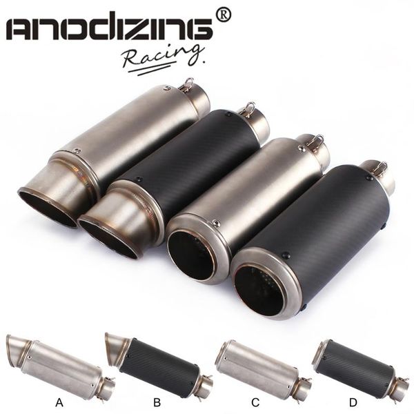 motorcycle exhaust system 51mm universal muffler modified pipe mufflers carbon fiber fit most bike
motorcycle exhaust system 51mm universal muffler modified pipe mufflers carbon fiber fit most bike