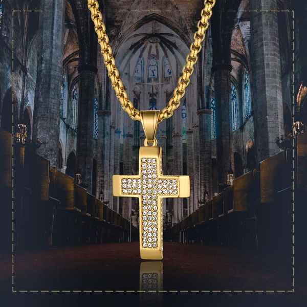 pendant necklaces boniskiss hip hop gold color cross necklace religious iced out rhinestone stainless steel jewely for men women, Silver
pendant necklaces boniskiss hip hop gold color cross necklace religious iced out rhinestone stainless steel jewely for men women, Silver