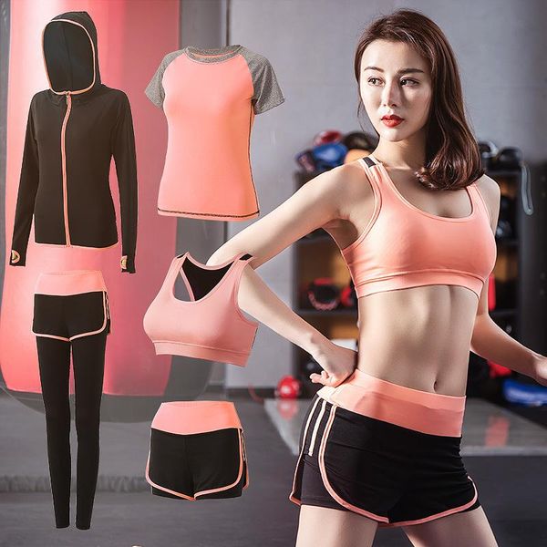new women yoga set breathable fitness clothes outdoor gym run tracksuit workout 5pcs yoga suit s-2xl sportwear sports outfit, White;red
new women yoga set breathable fitness clothes outdoor gym run tracksuit workout 5pcs yoga suit s-2xl sportwear sports outfit, White;red
