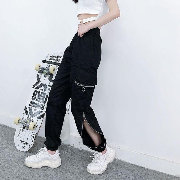 women's pants & capris ladies street overalls trousers casual jogging 2021 spring black high waist loose harajuku capri, Black;white
women's pants & capris ladies street overalls trousers casual jogging 2021 spring black high waist loose harajuku capri, Black;white