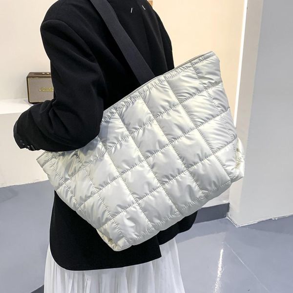 evening bags handbag winter women down feather padded shoulder bag high capacity shopper big space cotton female tote lattice pattern
evening bags handbag winter women down feather padded shoulder bag high capacity shopper big space cotton female tote lattice pattern