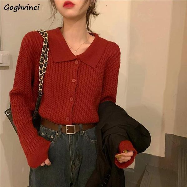 women's knits & tees women cardigan solid turn-down collar slim retro elegant office lady fashion casual daily red year sweater females, White
women's knits & tees women cardigan solid turn-down collar slim retro elegant office lady fashion casual daily red year sweater females, White