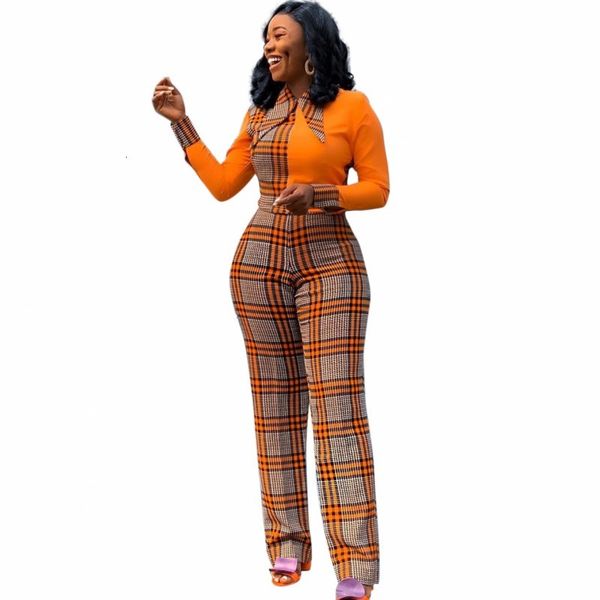 autumn new female overalls full sleeve turn down collar bodycon suit casual fashion chess and solid orange bodysuit slices 5hup, Gray
autumn new female overalls full sleeve turn down collar bodycon suit casual fashion chess and solid orange bodysuit slices 5hup, Gray