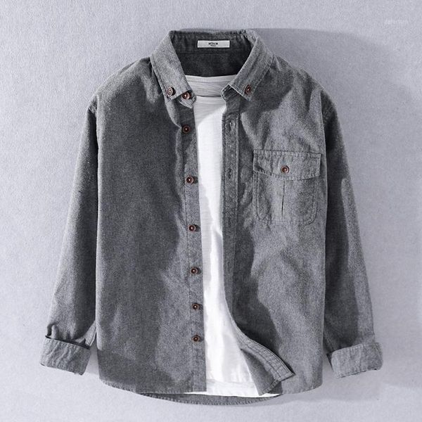 autumn and spring arrival brushed pure cotton shirt men brand gray shirts for trendy solid mens comfortable camisa men's casual, White;black
autumn and spring arrival brushed pure cotton shirt men brand gray shirts for trendy solid mens comfortable camisa men's casual, White;black