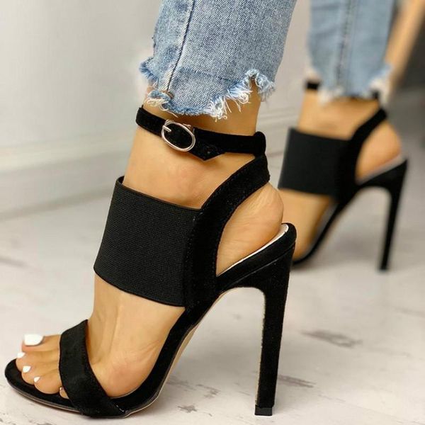 2021 summer new women high heels fashion open toe female high-heeled sandals solid ankle strap lady party high heels, Black
2021 summer new women high heels fashion open toe female high-heeled sandals solid ankle strap lady party high heels, Black