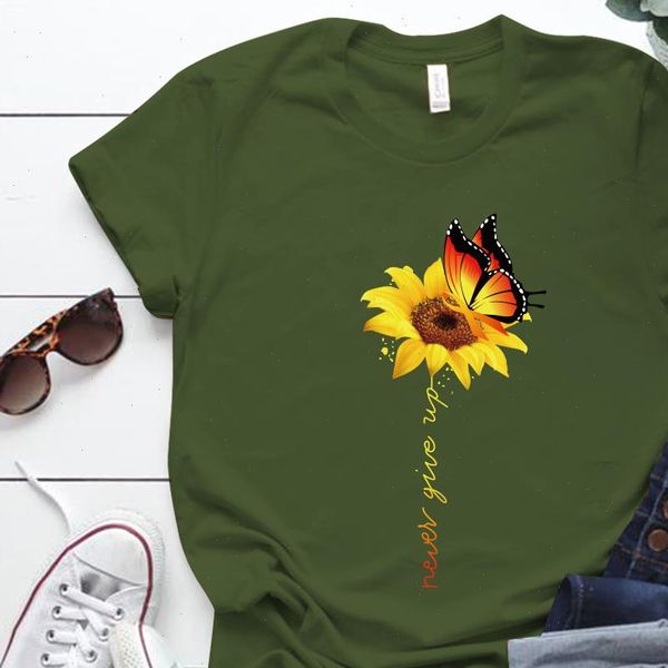 never give up butterfly flower print tshirt women short sleeve s 5xl plus size summer tshirt femme graphic tee women clothes, White
never give up butterfly flower print tshirt women short sleeve s 5xl plus size summer tshirt femme graphic tee women clothes, White