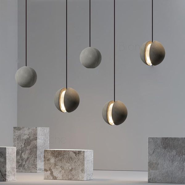 modern led pendant lamps cement ball hanging lights loft fixtures for bedside living room kitchen home decor led retro luminaire
modern led pendant lamps cement ball hanging lights loft fixtures for bedside living room kitchen home decor led retro luminaire