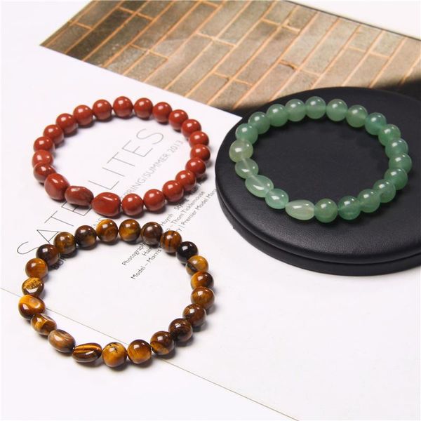 polished oval green aventurine bracelets men handmade stretch 8 mm round tiger eye stone beads bangle women jewelry for couples, Black
polished oval green aventurine bracelets men handmade stretch 8 mm round tiger eye stone beads bangle women jewelry for couples, Black