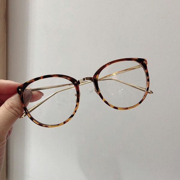 fashion sunglasses frames optical glasses frame women men round oversized eyeglasses metal spectacles clear lenses eyeglass, Black
fashion sunglasses frames optical glasses frame women men round oversized eyeglasses metal spectacles clear lenses eyeglass, Black