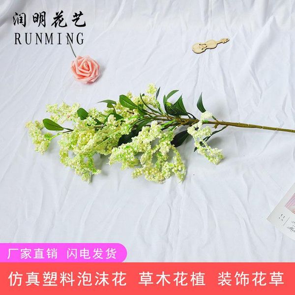 model green leaf poly ball flower multi-trailers versatile bouquet flower leaves branch artificial home decoration bai ji
model green leaf poly ball flower multi-trailers versatile bouquet flower leaves branch artificial home decoration bai ji