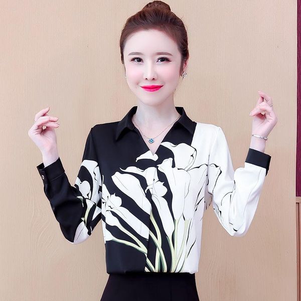 women's blouses & shirts western style printed chiffon shirt ladies spring 2021 loose fashion temperament long-sleeved all-match blouse, White
women's blouses & shirts western style printed chiffon shirt ladies spring 2021 loose fashion temperament long-sleeved all-match blouse, White