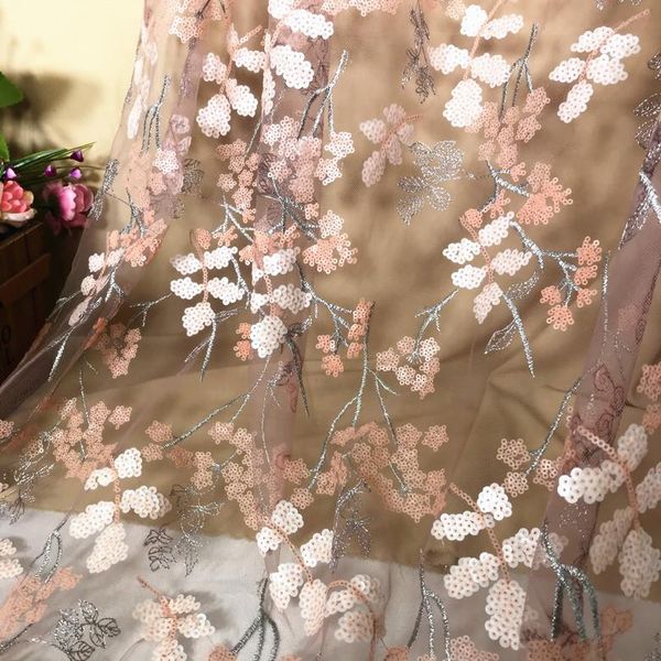 ribbon nude-pink small flowers sequins lace fabric tulle mesh embroidery 1 yard, 2021 lady gowns sequined material, Pink;blue
ribbon nude-pink small flowers sequins lace fabric tulle mesh embroidery 1 yard, 2021 lady gowns sequined material, Pink;blue