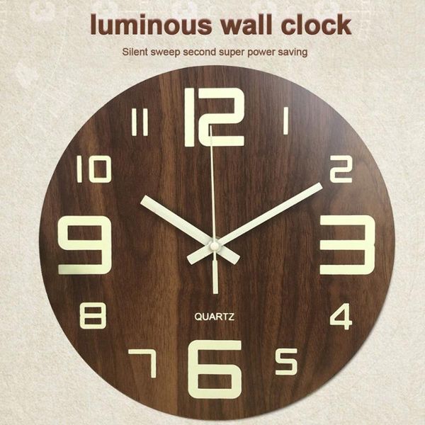 wall clocks glow in dark luminous clock bedroom wooden silent battery operated arabic number living room quartz non ticking home decor
wall clocks glow in dark luminous clock bedroom wooden silent battery operated arabic number living room quartz non ticking home decor
