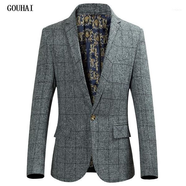 m-4xl 2021 autumn plaid blazer men slim fit suit business dress costume homme masculino1, White;black
m-4xl 2021 autumn plaid blazer men slim fit suit business dress costume homme masculino1, White;black