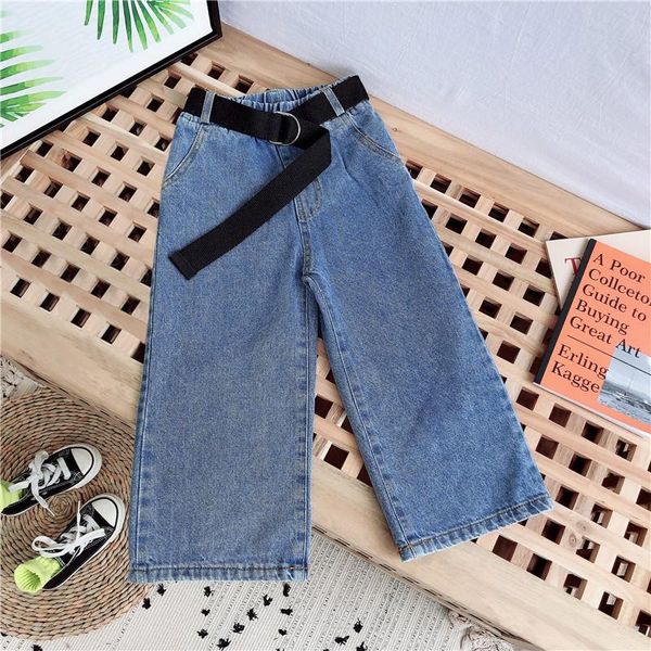 fashion spring autumn loose trousers jean wide leg cropped pants for girls boys children kids clothing teenagers high quality, Blue
fashion spring autumn loose trousers jean wide leg cropped pants for girls boys children kids clothing teenagers high quality, Blue