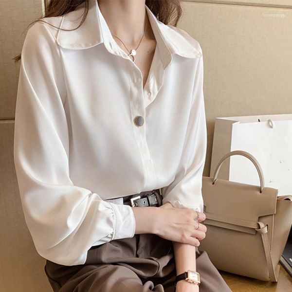 autumn white elegant button shirts women solid turn-down collar long sleeve shirt female 2021 fashion wild office ladies 1
autumn white elegant button shirts women solid turn-down collar long sleeve shirt female 2021 fashion wild office ladies 1