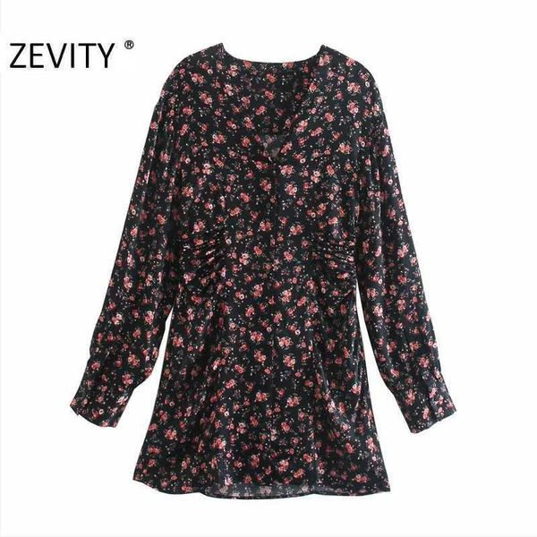 zevity women fashion v neck floral print waist pleated shirt dress chic office ladies long sleeve casual slim vestido ds4581 210603, Black;gray
zevity women fashion v neck floral print waist pleated shirt dress chic office ladies long sleeve casual slim vestido ds4581 210603, Black;gray