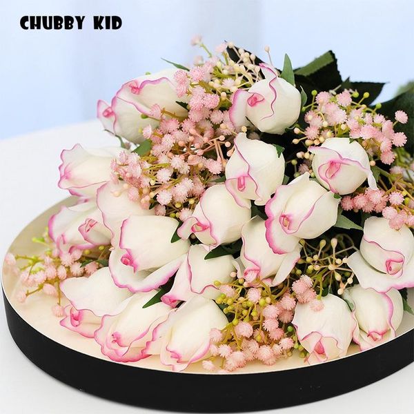 decorative flowers & wreaths 20pcs/lot real touch high simulation branch stem latex rose buds hand feel felt artificial home wedding
decorative flowers & wreaths 20pcs/lot real touch high simulation branch stem latex rose buds hand feel felt artificial home wedding