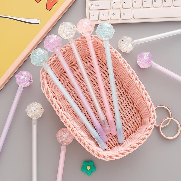 gel pens 32 pcs/lot creative crystal lollipop pen cute 0.5 mm black ink signature promotional gift school supplies
gel pens 32 pcs/lot creative crystal lollipop pen cute 0.5 mm black ink signature promotional gift school supplies