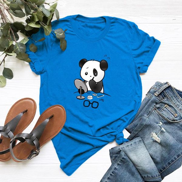 women's t-shirt cute funny panda cotton comfortable short-sleeve for women casual summer tees plus size t-shirts 5xl camisas mujer, White
women's t-shirt cute funny panda cotton comfortable short-sleeve for women casual summer tees plus size t-shirts 5xl camisas mujer, White