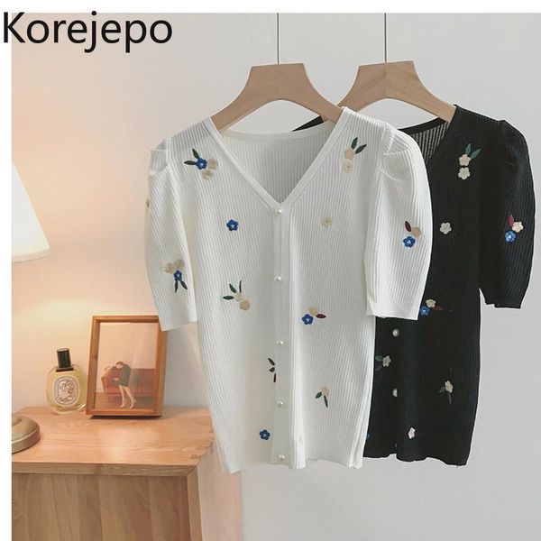 women's knits & tees korejepo women t-shirt 2021 summer girls korean sweet temperament loose v-neck bubble short-sleeved knitted ice si, White
women's knits & tees korejepo women t-shirt 2021 summer girls korean sweet temperament loose v-neck bubble short-sleeved knitted ice si, White