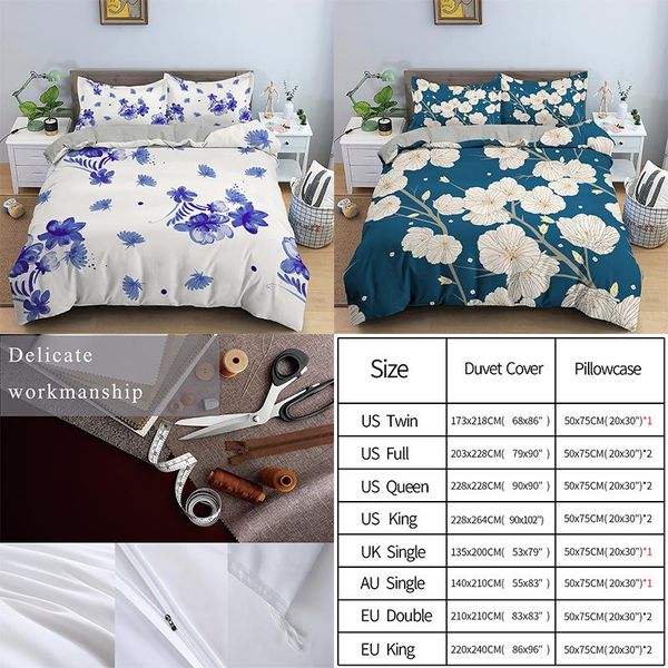 bedding sets blue flowers pattern soft duvet cover bed linen bedclothes twin//king size for kids bedroom home textile
bedding sets blue flowers pattern soft duvet cover bed linen bedclothes twin//king size for kids bedroom home textile