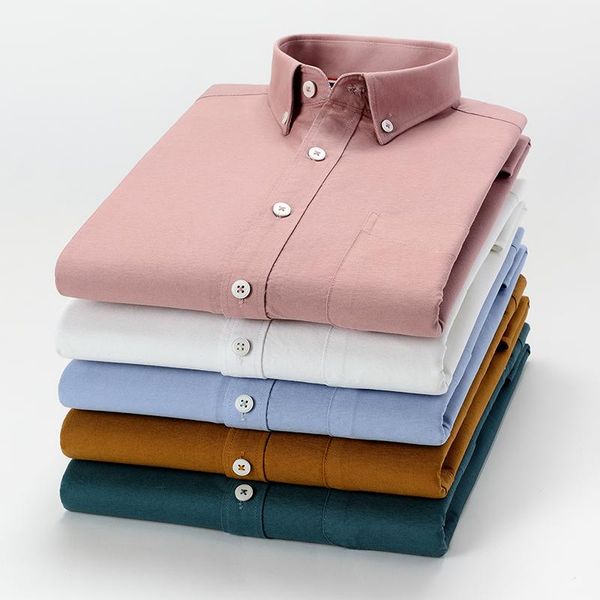 men's casual shirts 100% cotton oxford man long sleeve slim fit dress for male business shirt camisa social blouse, White;black
men's casual shirts 100% cotton oxford man long sleeve slim fit dress for male business shirt camisa social blouse, White;black