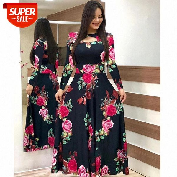 women long maxi dress 2020 autumn floral print boho beach dress long sleeve evening party dresses tunic vestidos plus size #wt5i, Black;gray
women long maxi dress 2020 autumn floral print boho beach dress long sleeve evening party dresses tunic vestidos plus size #wt5i, Black;gray
