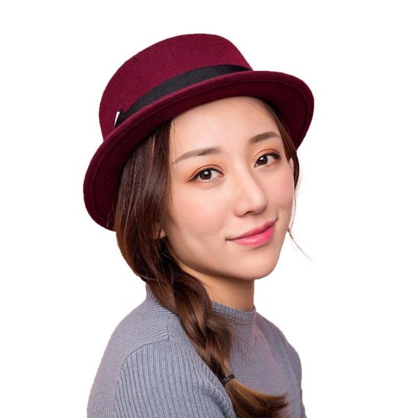 stingy brim hats dome fedora hat ladies for women pink wool 100% felt with bowknot hair accessory m73, Blue;gray
stingy brim hats dome fedora hat ladies for women pink wool 100% felt with bowknot hair accessory m73, Blue;gray