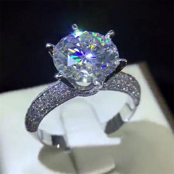 2021 new arrival classical six claw fashion jewelry 925 sterling silver round cut white z pave cz diamond eternity women wedding ring, Slivery;golden
2021 new arrival classical six claw fashion jewelry 925 sterling silver round cut white z pave cz diamond eternity women wedding ring, Slivery;golden