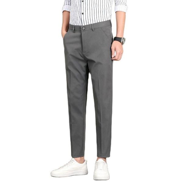 men's suits & blazers pants male nine points slim business suit casual trousers small foot hanging sense, White;black
men's suits & blazers pants male nine points slim business suit casual trousers small foot hanging sense, White;black