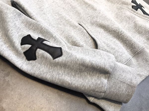 fashion pu cross men's women's sweater spring and autumn loose casual street versatile hoodie, Black
fashion pu cross men's women's sweater spring and autumn loose casual street versatile hoodie, Black